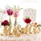 Gold Mr and Mrs Signs Sweetheart Decorations Wooden Freestanding Letters